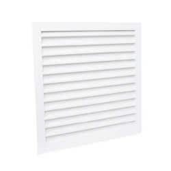 Grille de ventilation nylon à manchonner 92x92 mm pour gaine Ø 76mm Noir -  1 unité KENT MARINE PB275_1 